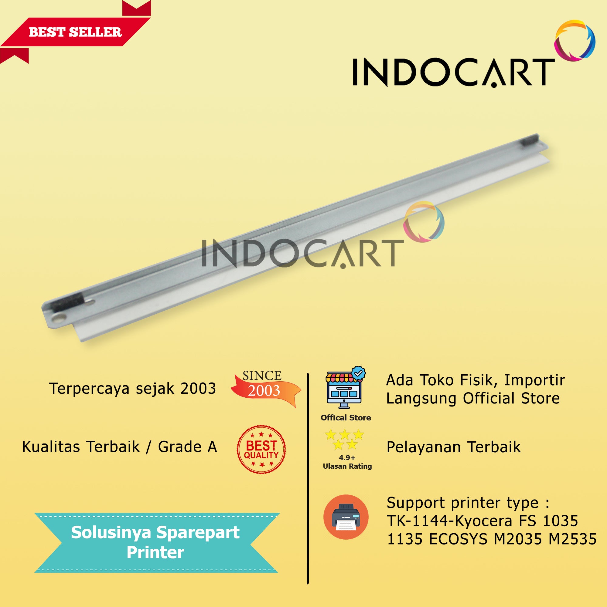 Wiper Blade Kuroki DK-170 DK170-FS 1035 1135 Ecosys M2035 M2535