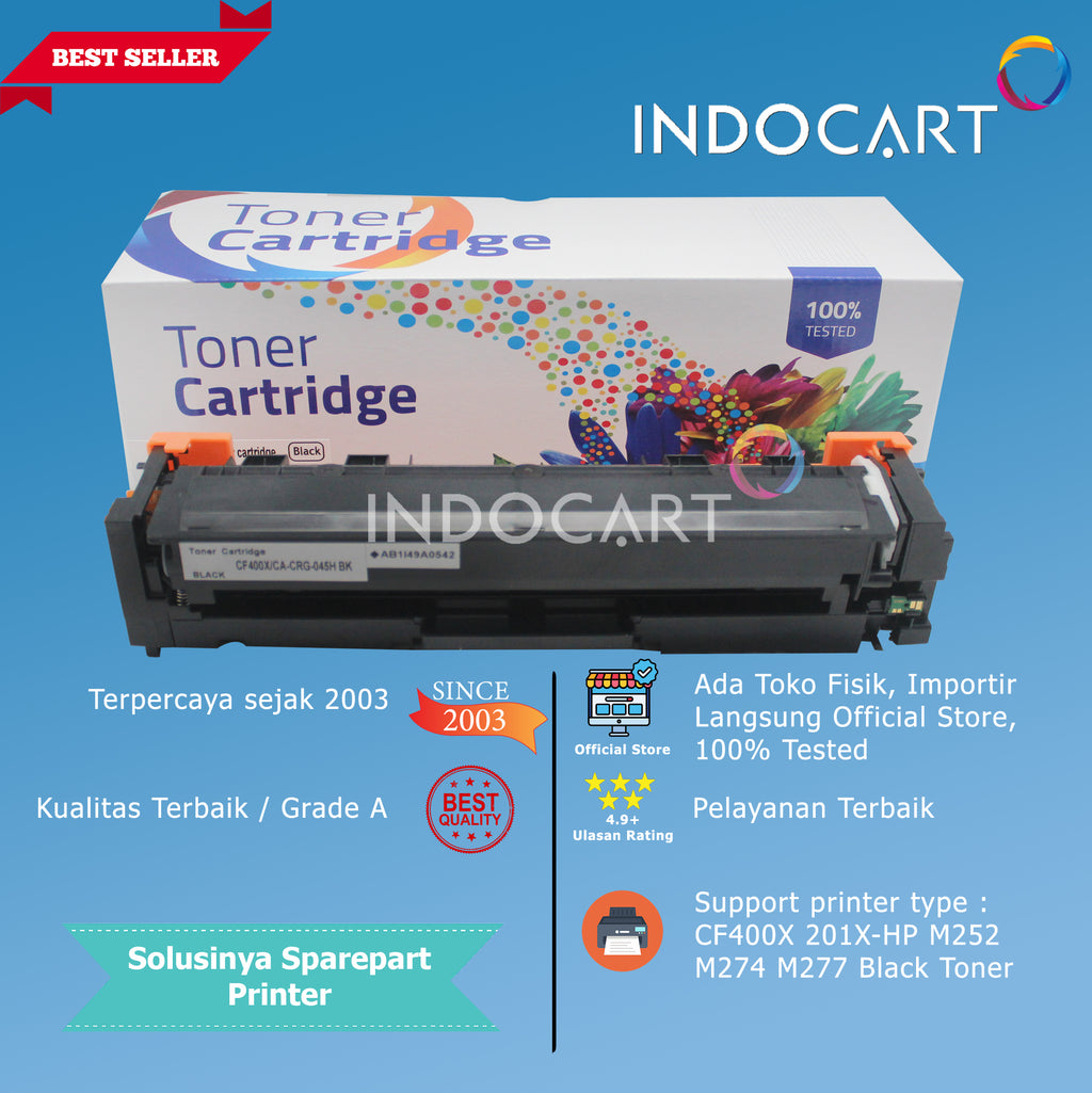 Toner Cartridge Compatible CF400X CF401X CF402X CF403X 201X-HP CLJ M252 M274 M277