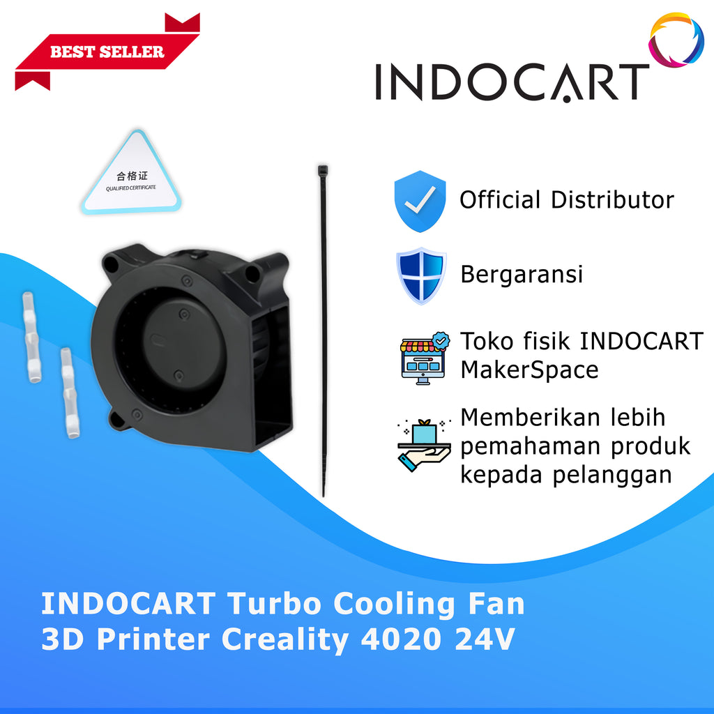 3D Printer Parts Creality OEM Silent Blower/Turbo Cooling Fan 4020 24V