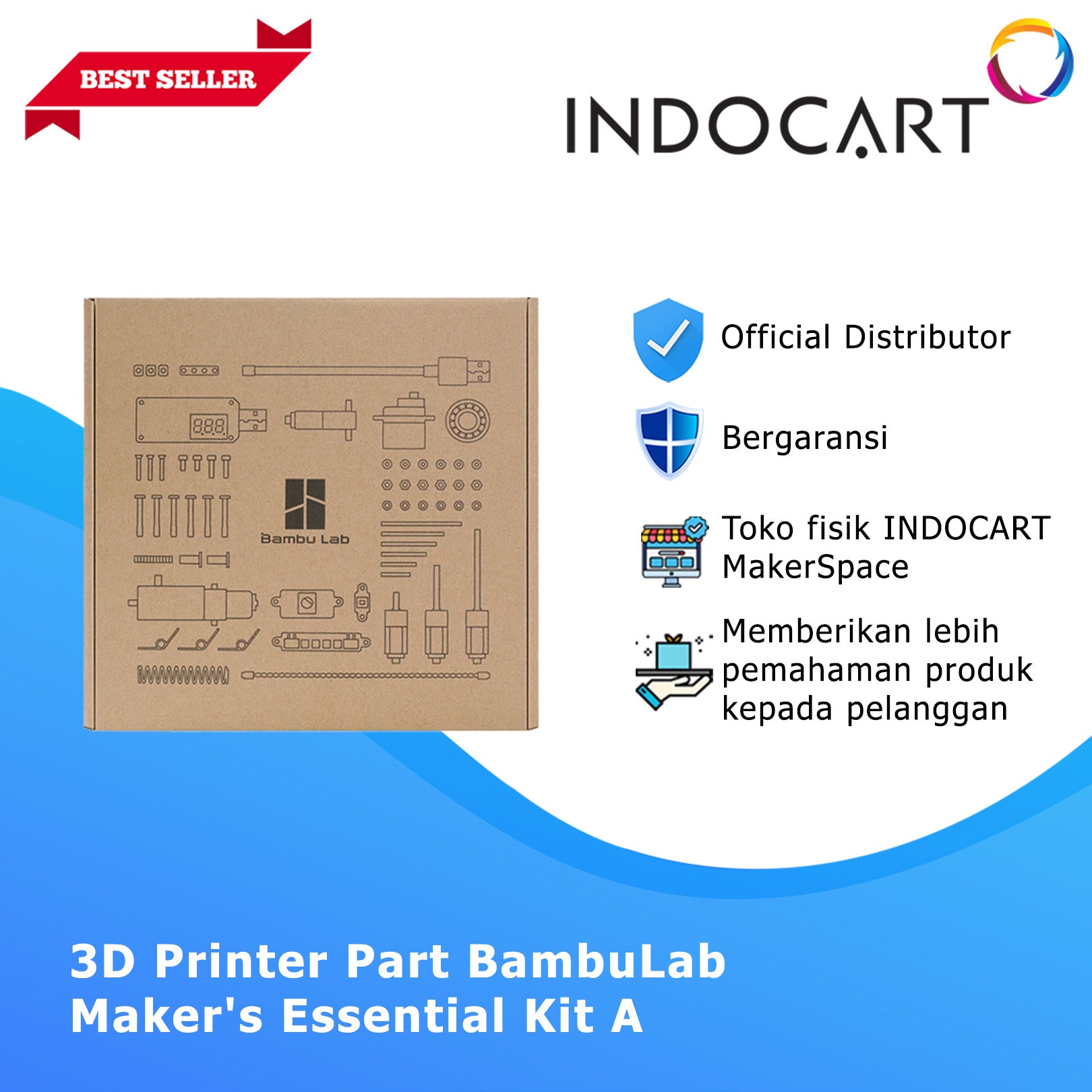 3D Maker's Supply Parts BambuLab Maker's Essential Kit A