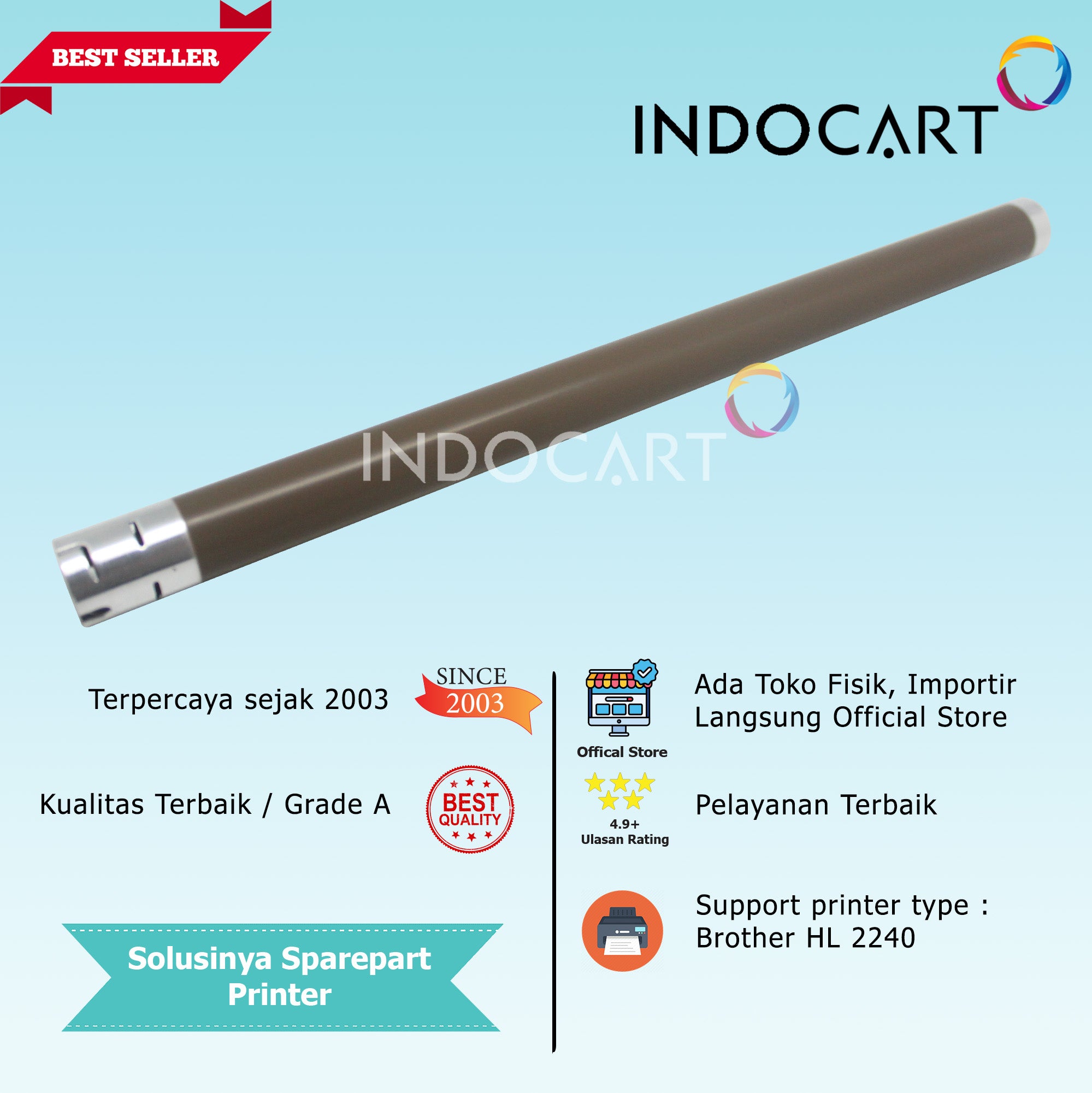 Upper Fuser Roller Compatible-MFC-7240 7360 7365 7460 7470 7860