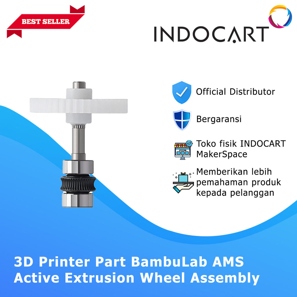 3D Printer Parts BambuLab AMS Active Extrusion Wheel Assembly P1 Series & X1C