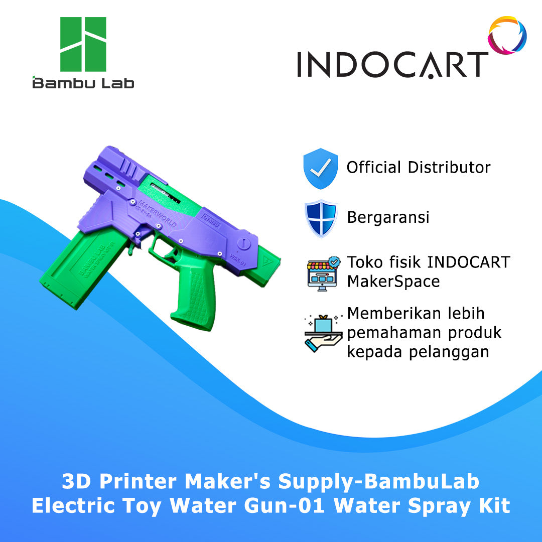3D Printer Maker's Supply Parts BambuLab Model Electric Toy Water Gun 01 Water Spray Kit