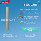 Transfer PET Film DTF Direct Transfer Film PRO 100um Double Side 30cmx1m-5 Lembar
