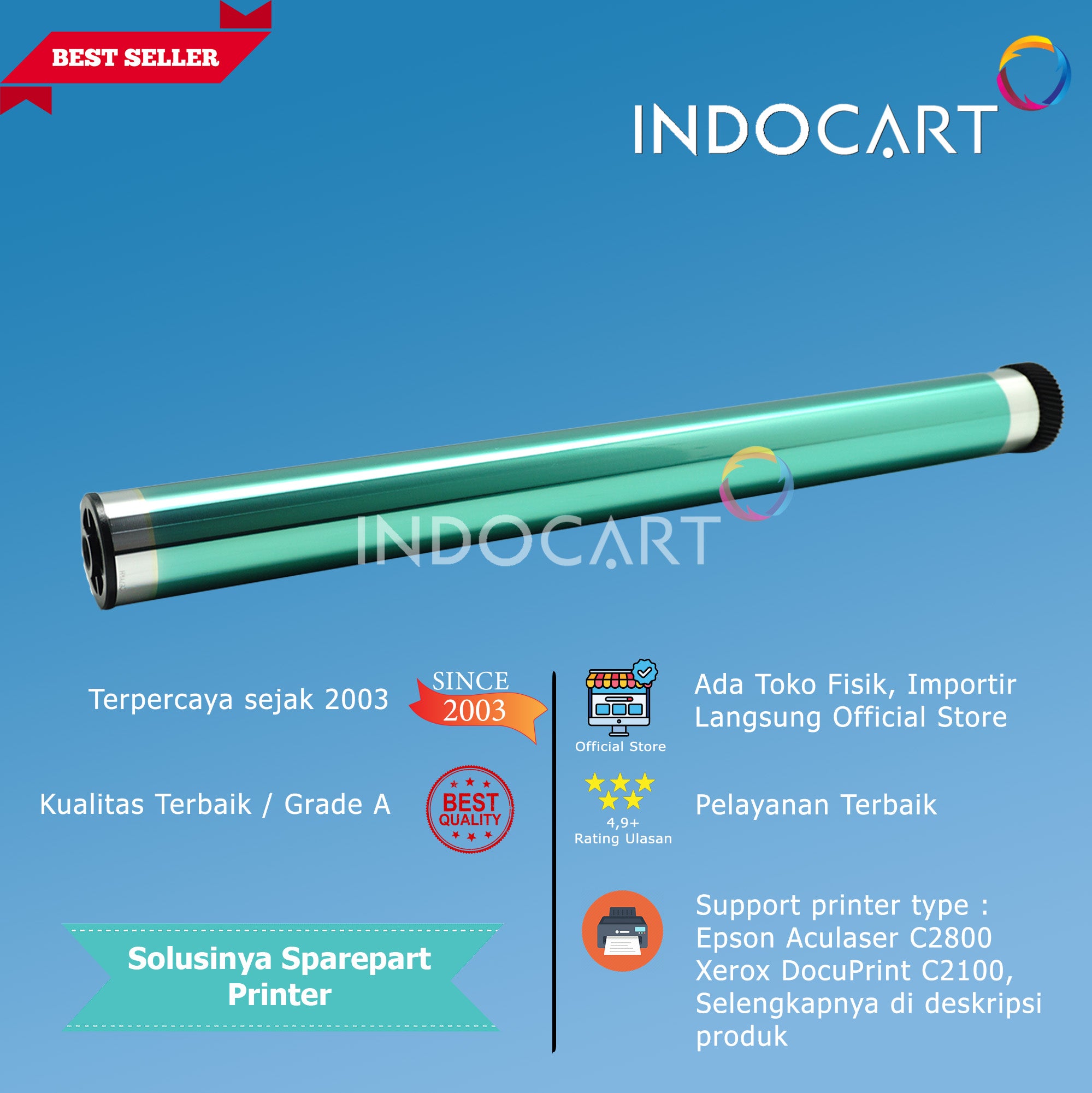 OPC Drum Glossy C13S051161 C13S051160 C13S051159 C13S051158-Epson Aculaser C2800