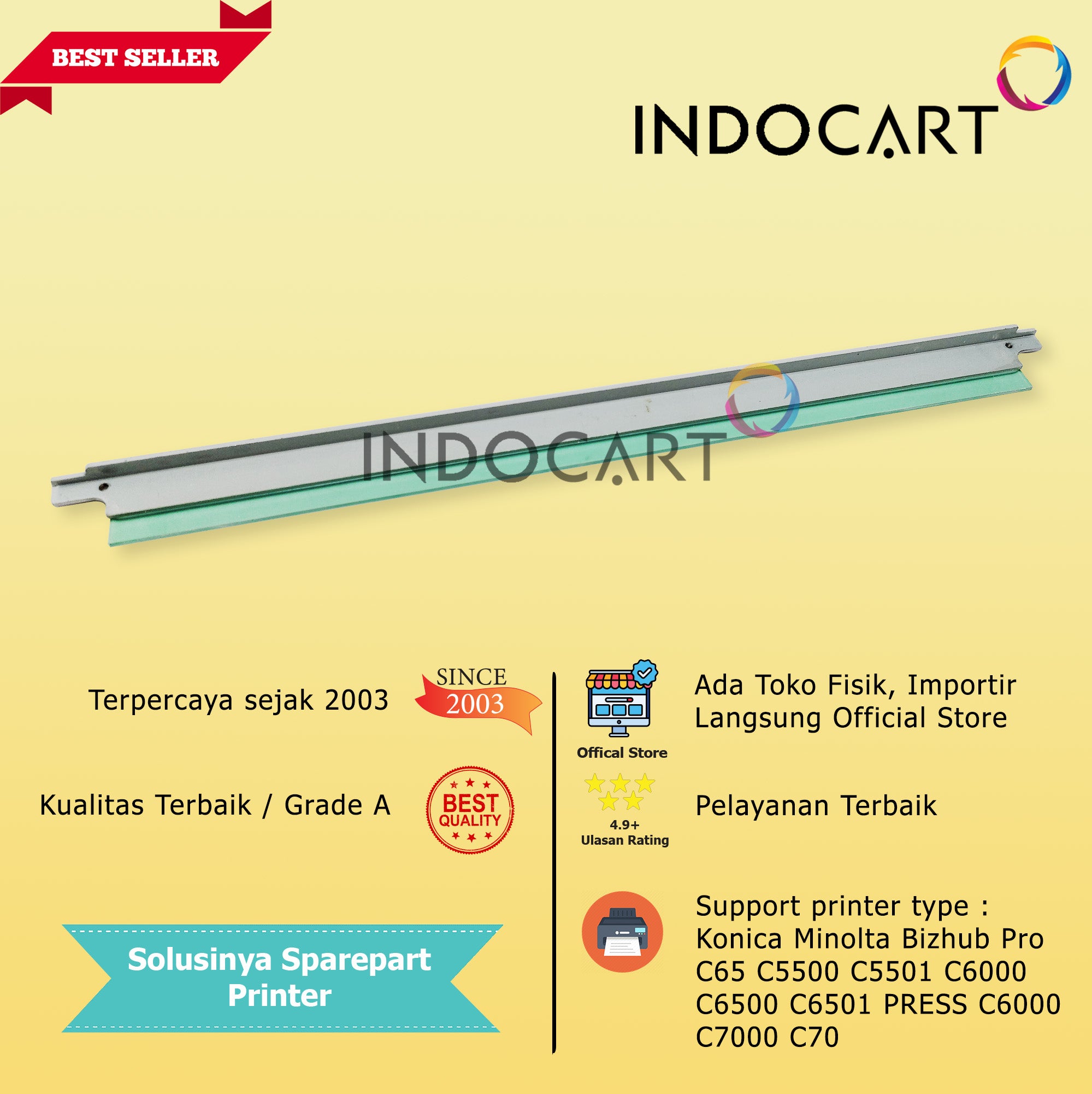 Wiper Blade Konica Minolta Bizhub Pro C65 C5500 C5501 C6000 C6500 PRESS C6000 C7000 C70