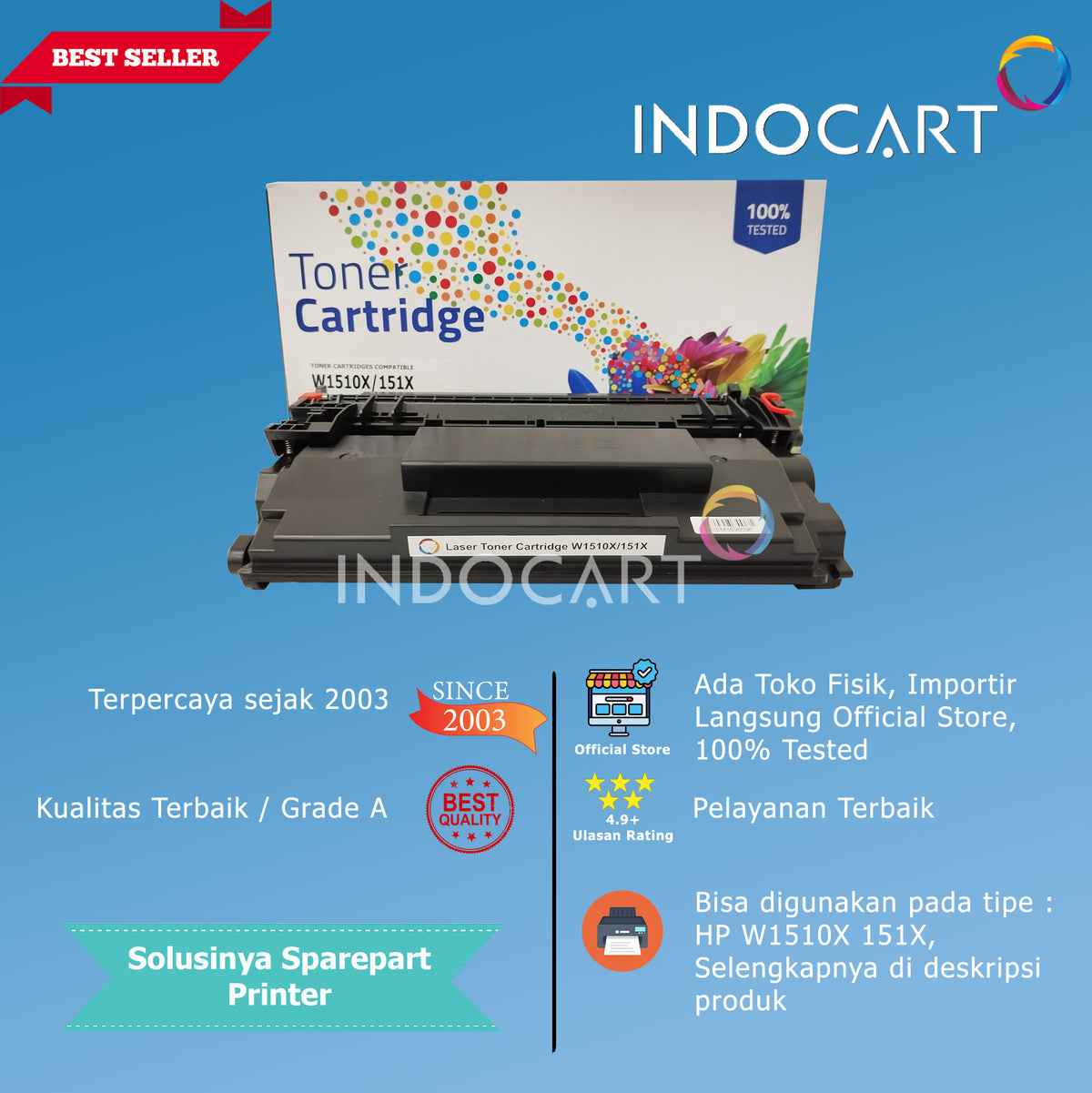 Toner Cartridge Compatible W1510X 151X-HP LaserJet Pro M4003 MFP M4103