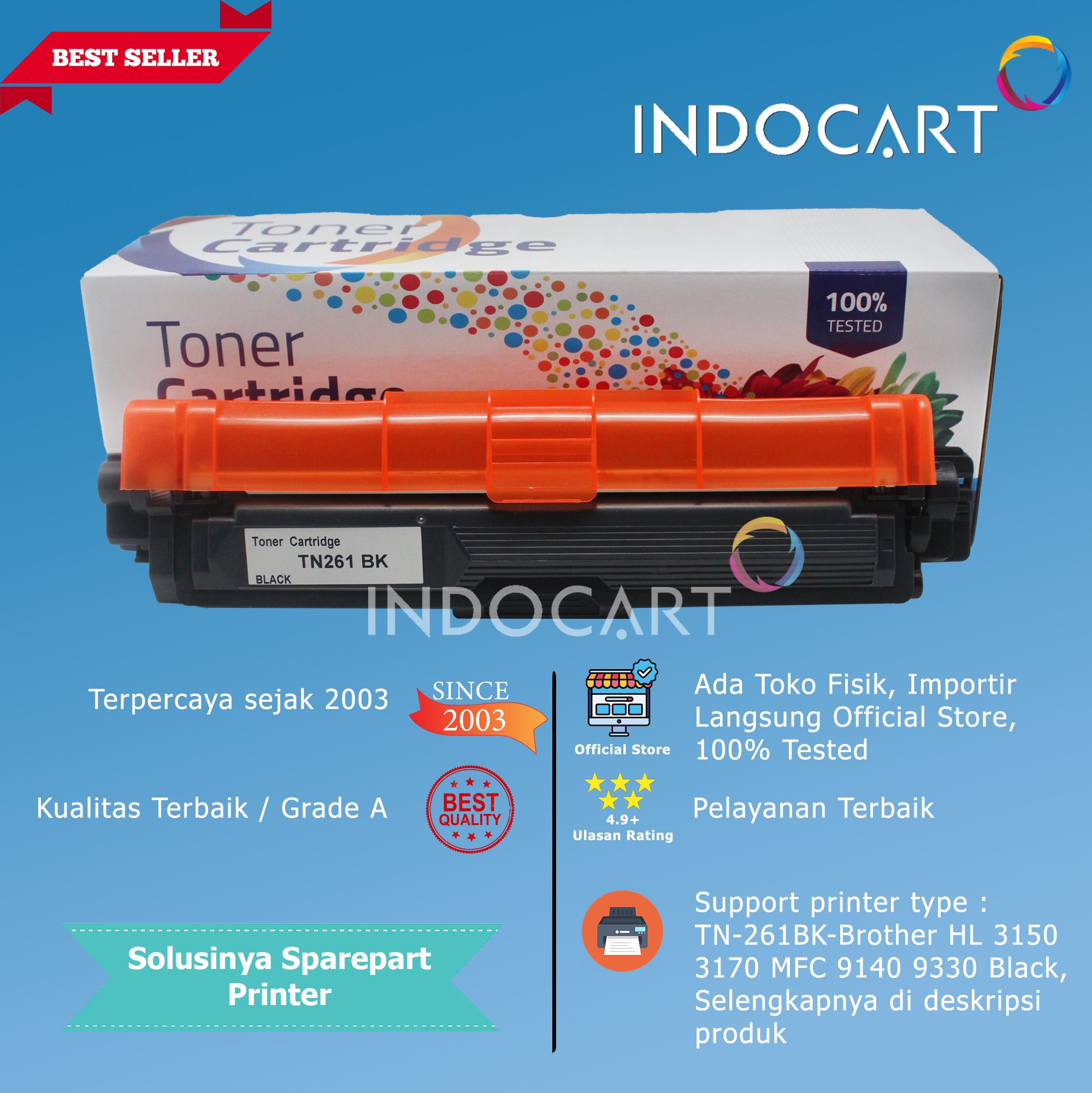 Toner Cartridge Compatible TN-261 TN261-HL 3150 3170 MFC 9140 9330