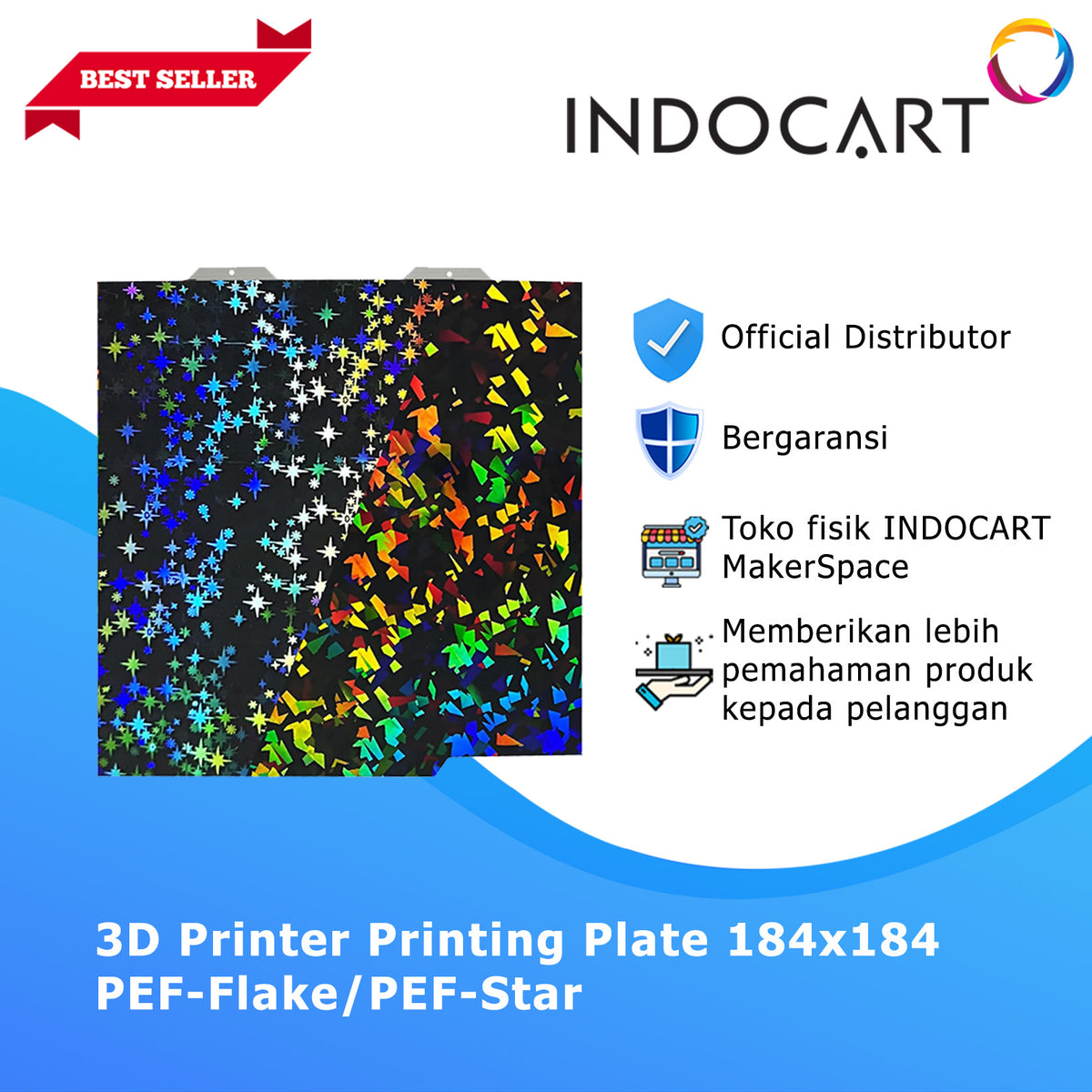 3D Printer Parts BambuLab Printing Plate 184x184mm Dual SidePEI Smooth & Textured A1 Mini