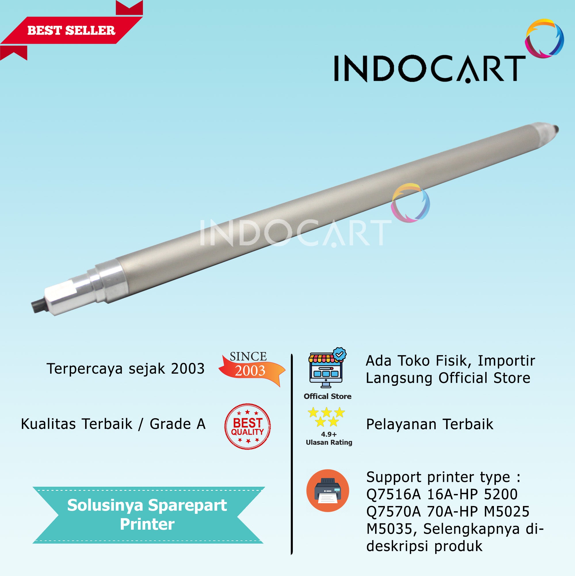Magnet Roller Complete Perak CRG 309 333-Canon LBP 3500 3900 3950 8100