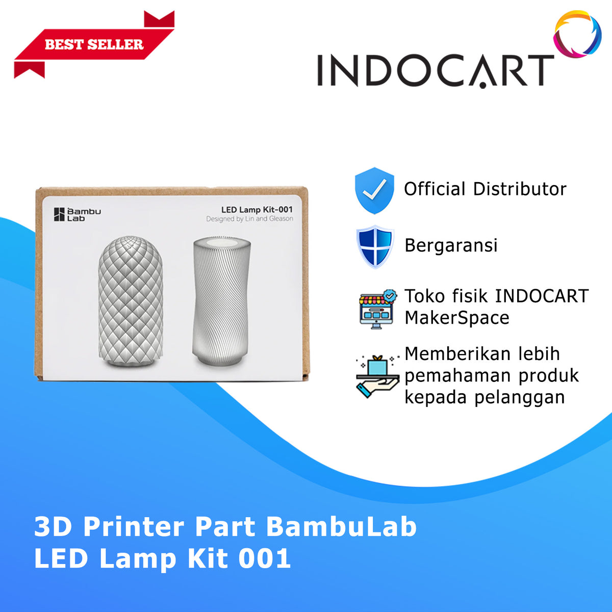 3D Maker's Supply Parts BambuLab LED Lamp Kit 001