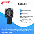 3D Printer Parts BambuLab Complete Hotend Assembly with Hardened Steel Nozzle 0.4mm BambuLab X1C
