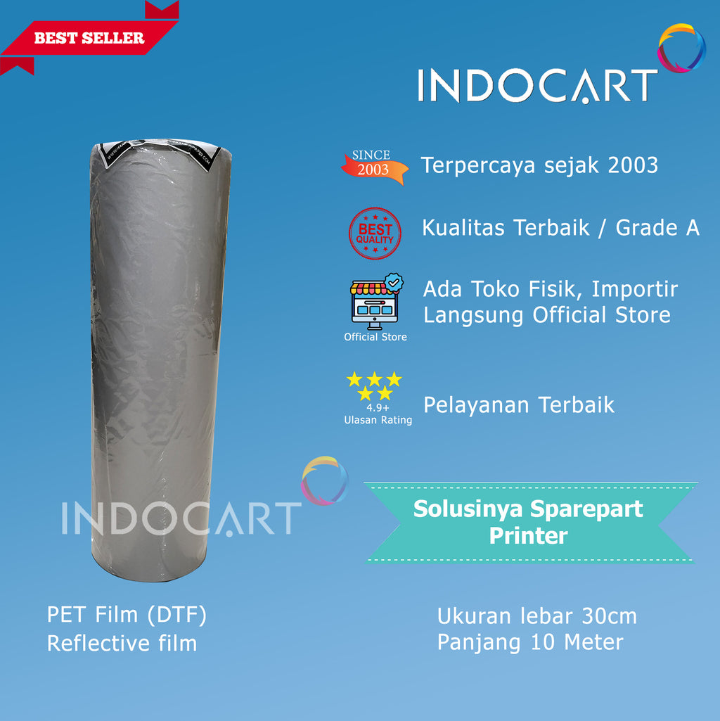 PET Film DTF Direct Transfer Film Reflective Film 30cmx1m
