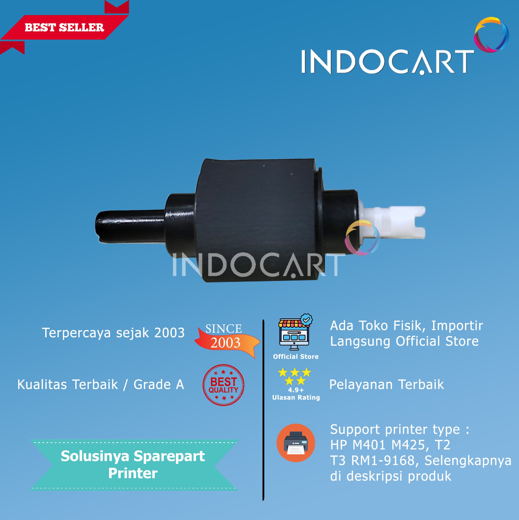 Pickup Roller-HP M401 M425 Tray 2 3 RM1-9168