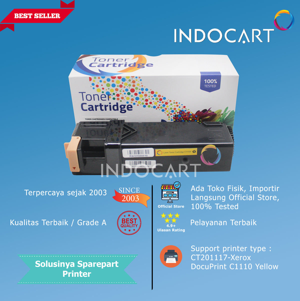 Toner Cartridge Compatible CT201114 CT201115 CT201116 CT201117-Xerox DocuPrint C1110