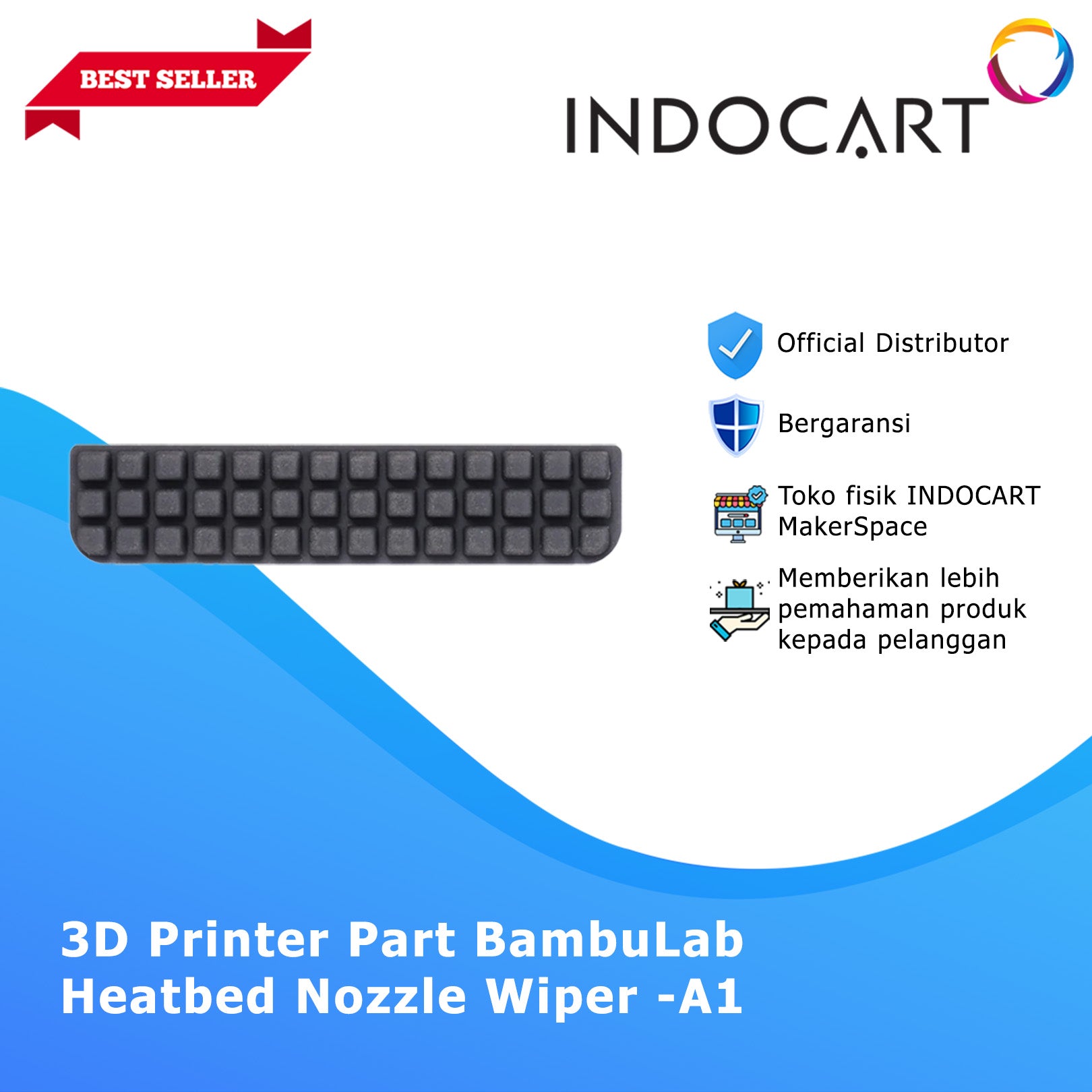 3D Printer Parts BambuLab Heatbed Nozzle Wiper BambuLab A1