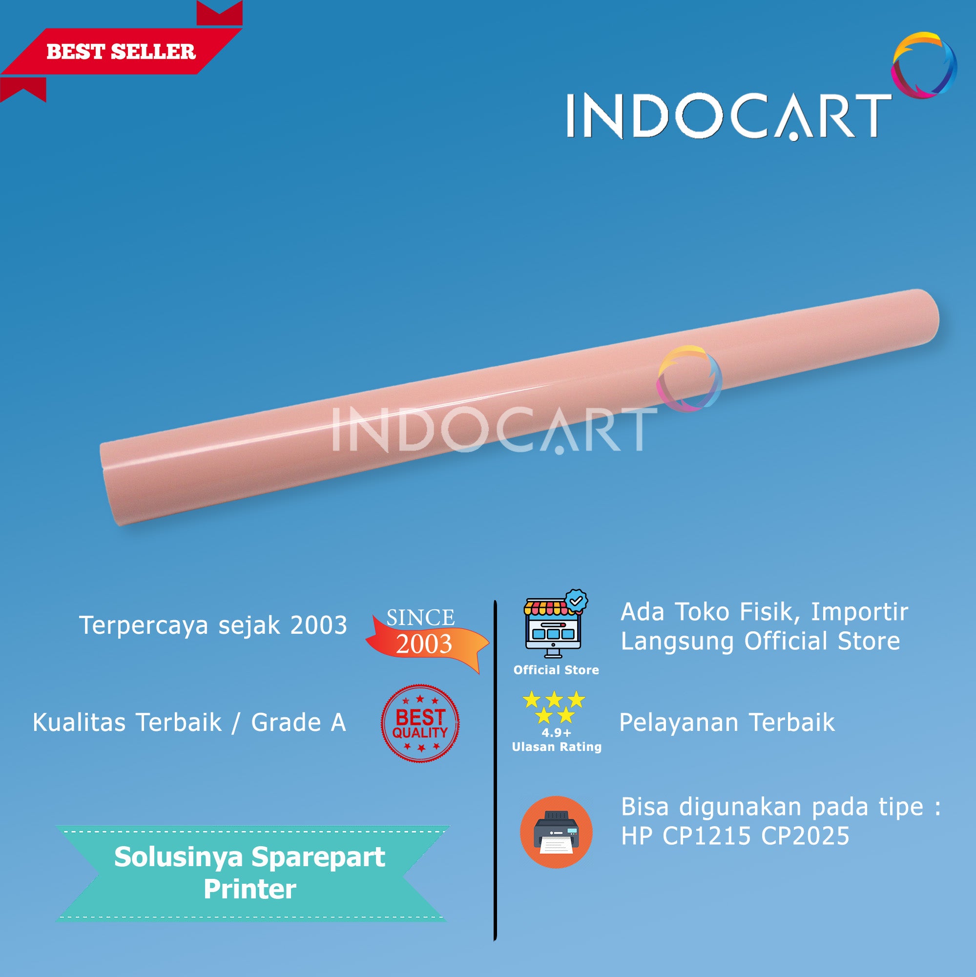 Fuser Film Sleeve-HP CP1215 CP1515 CP1525 CP2025 CM1312 CM1415 CM2320-OEM