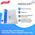 Vacuum Bag 3D Printer Filament Universal-10pcs+Pompa+Silica Gel