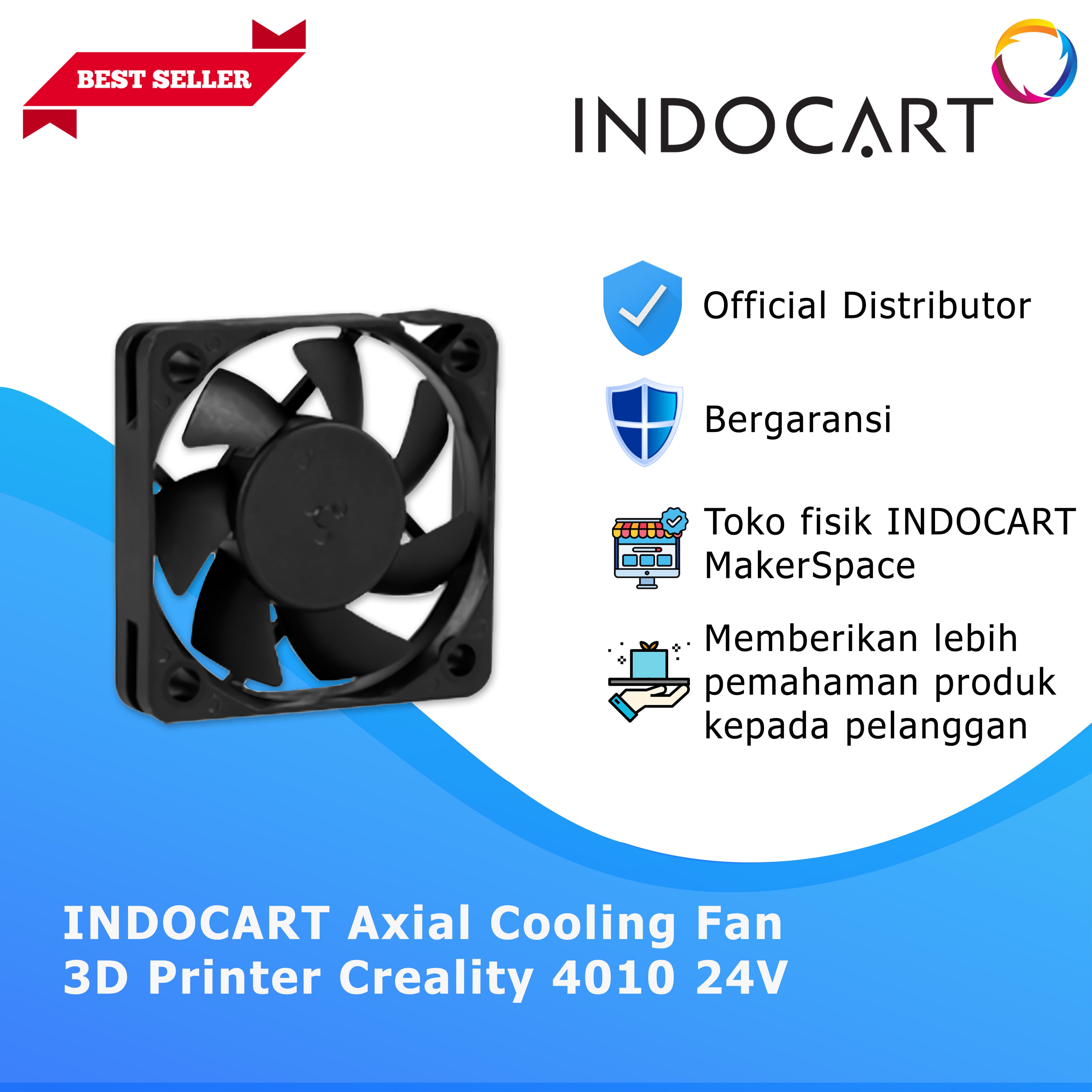 3D Printer Parts Creality OEM Silent Axial Cooling Fan 4010 24V