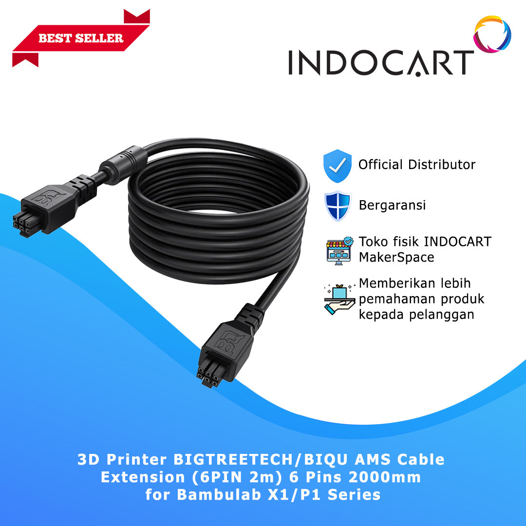 3D Printer BigTreeTech/BIQU AMS Cable 6PIN BambuLab X1/P1