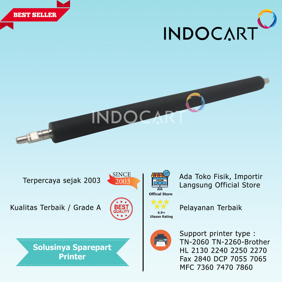Developer Roller TN2060 TN-2060-HL 2130 2240 2250 2270 Fax 2840 DCP 7055 7065 MFC 7360 7470