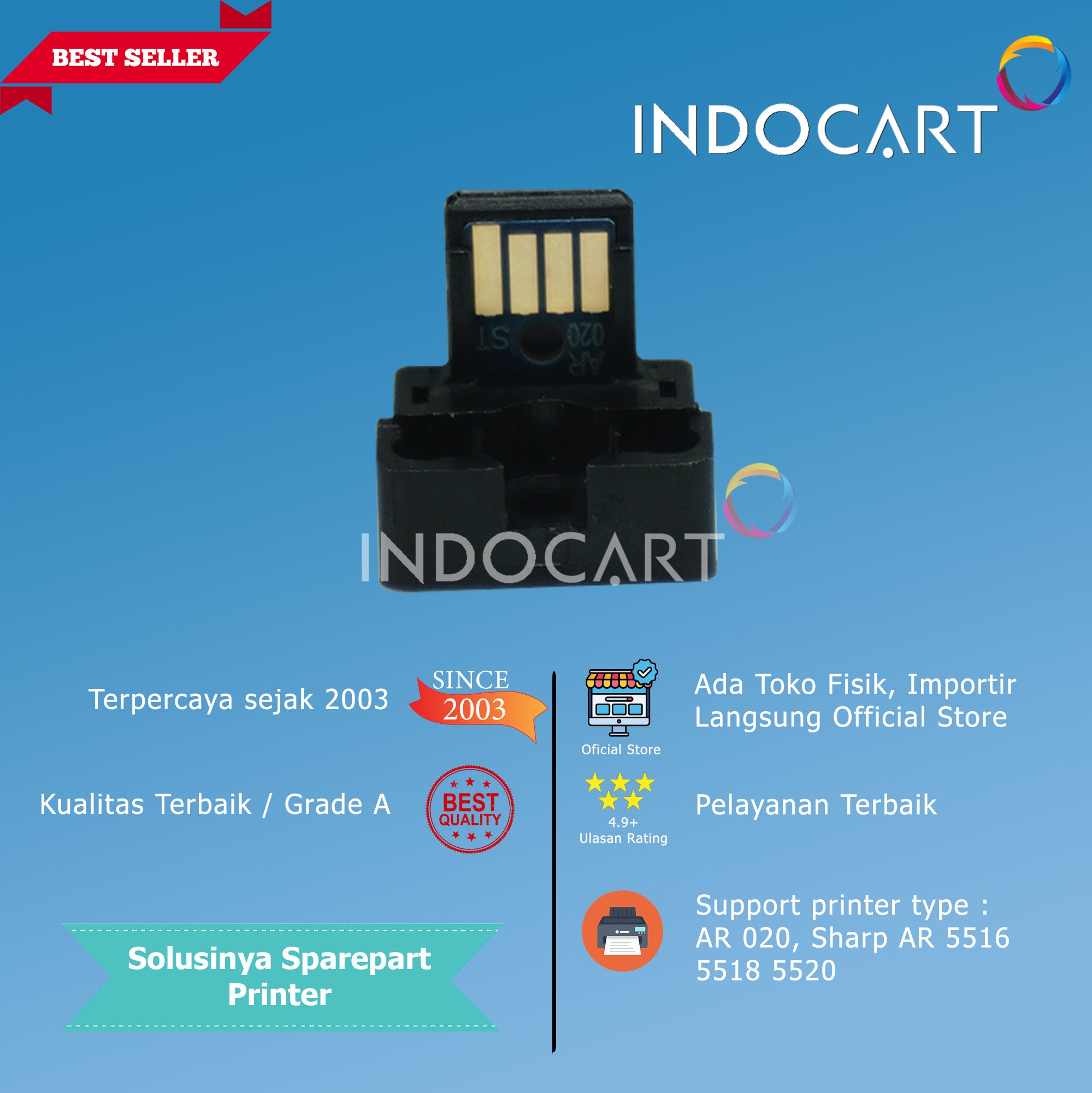 Chip AR 020-Sharp AR 4818 5020 5516 5516D 5518 5520-16K