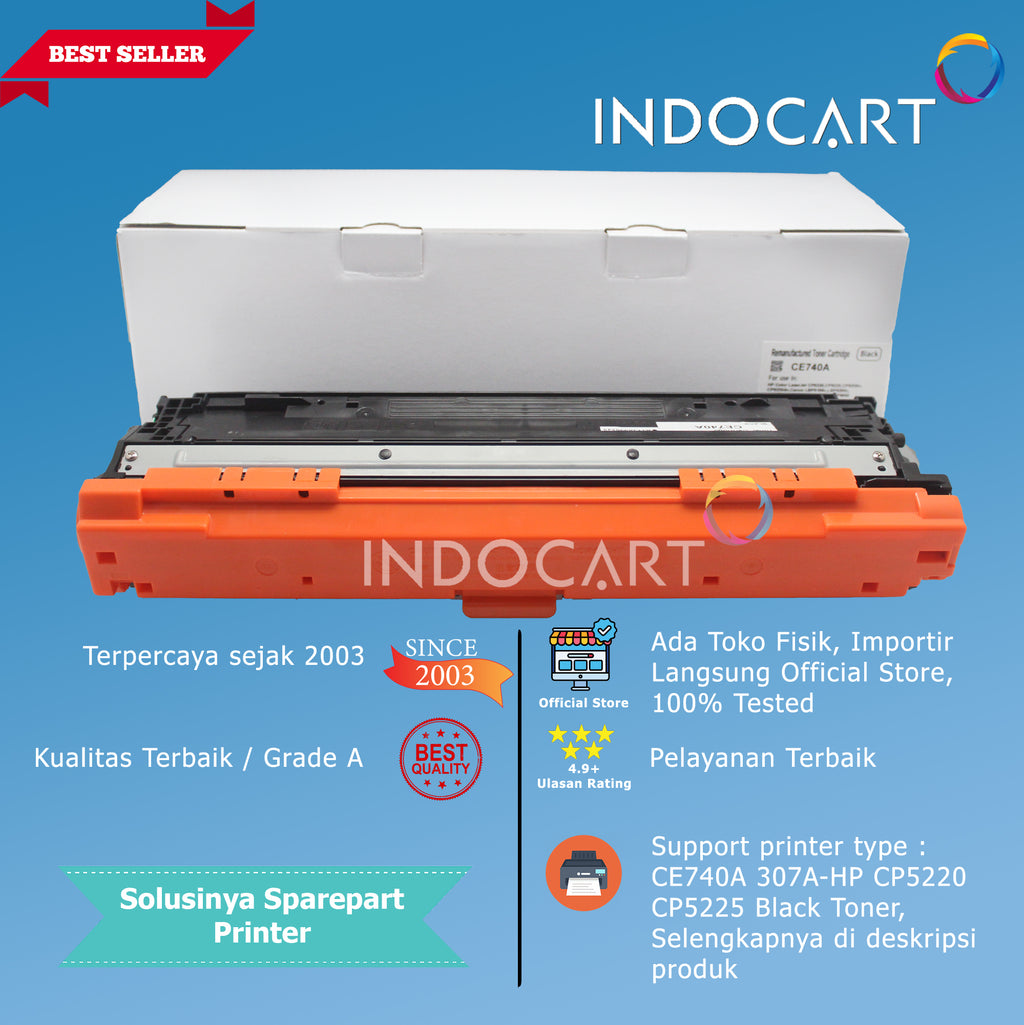 Toner Cartridge Compatible CE740A CE741A CE742A CE743A 307A-HP CP5225