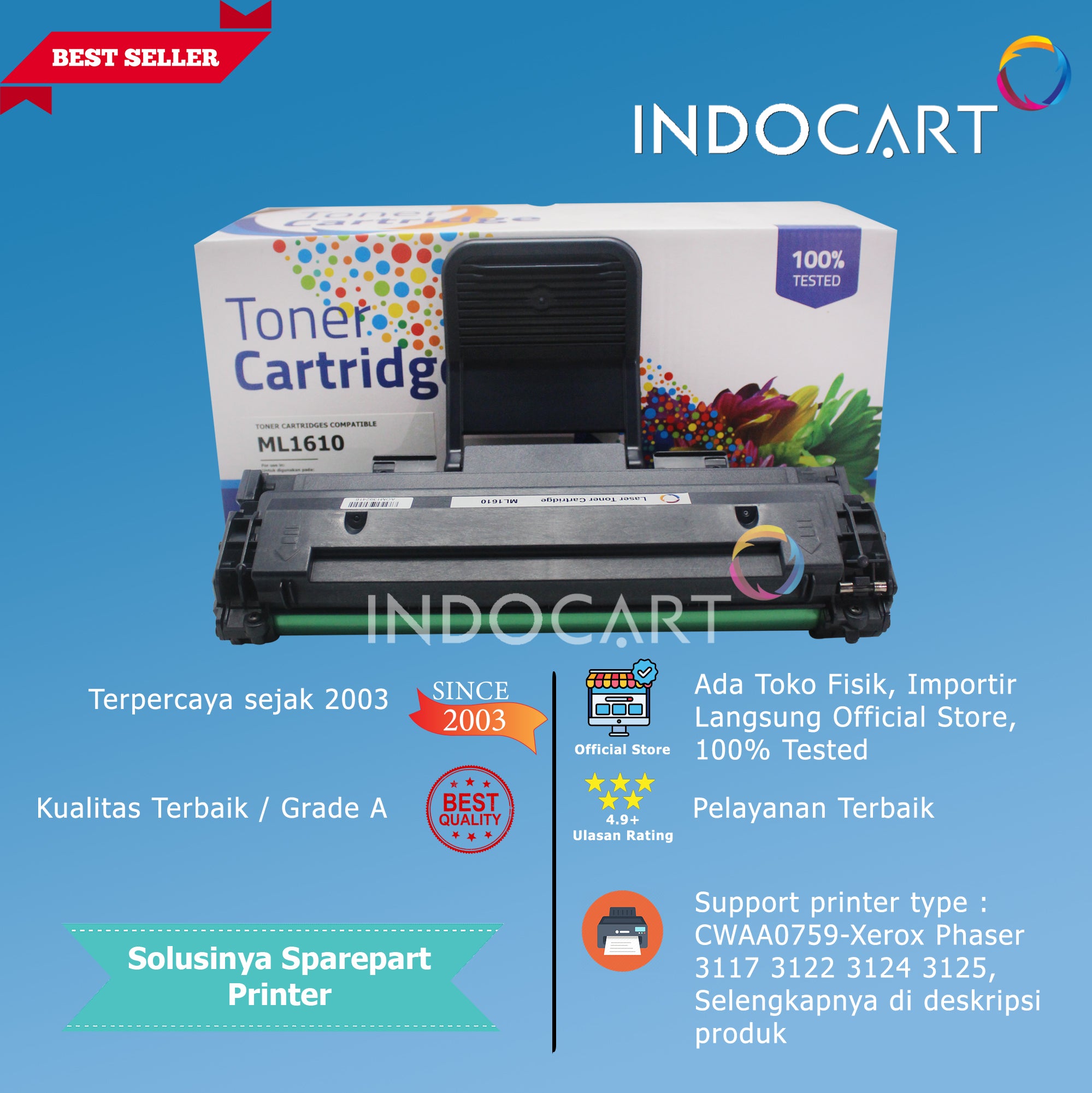 Toner Cartridge Compatible MLT-D119S ML-1610D3-Samsung ML 1610 2010 2510 2570 2571 SCX 4521