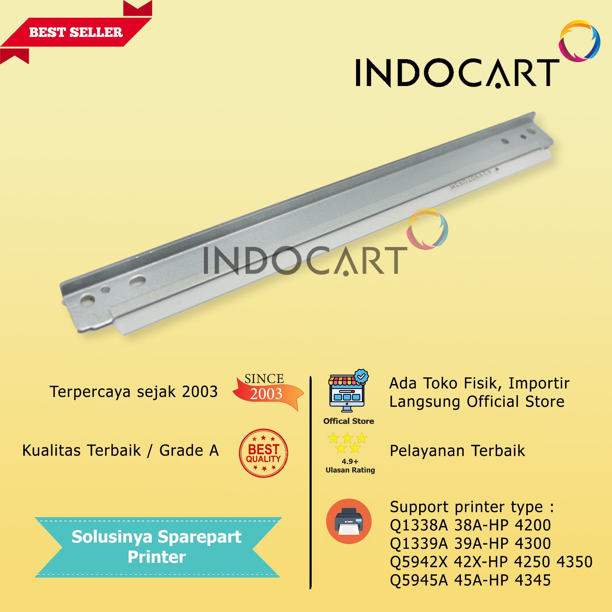 Doctor Blade Kuroki Q1338A 38A Q1339A 39A Q5942X 42X Q5945A 45A-HP 4200 4250 4300 4345 4350