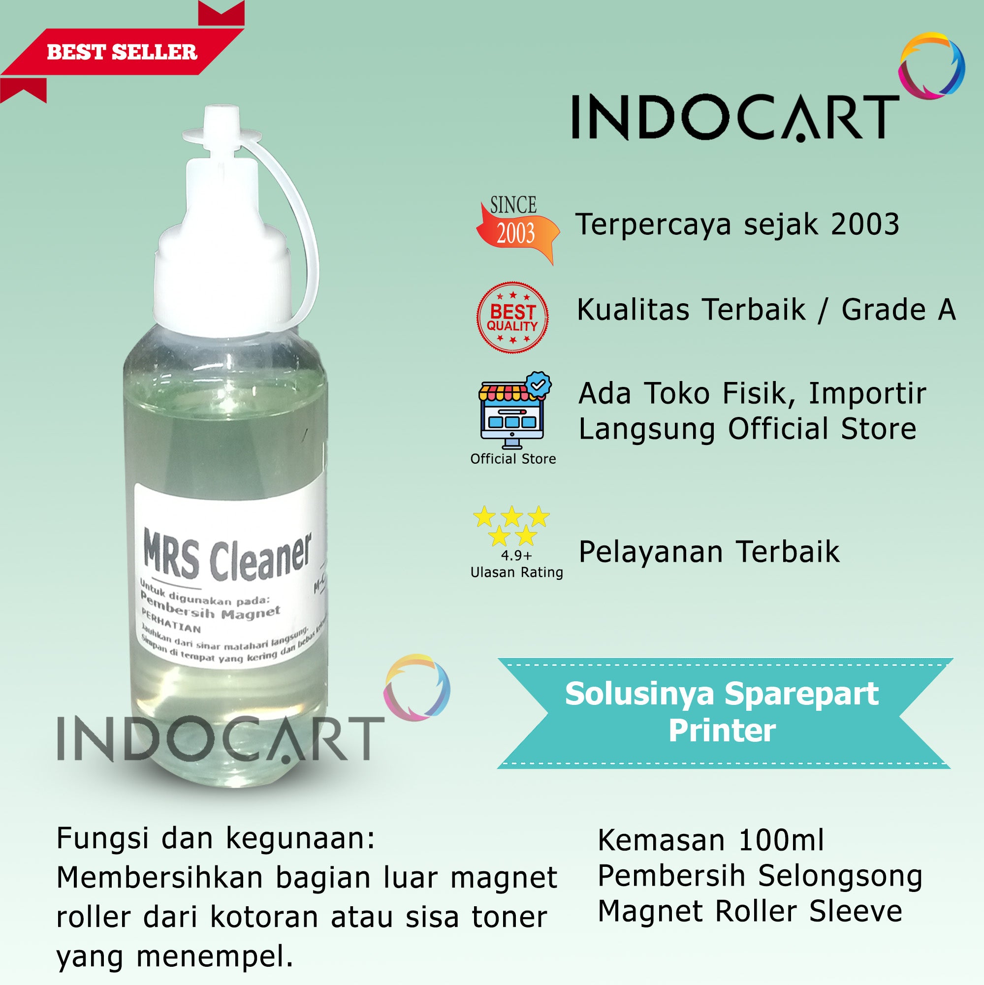 Pembersih Selongsong Mag Magnet Roller Sleeve-MRS Cleaner-100ml