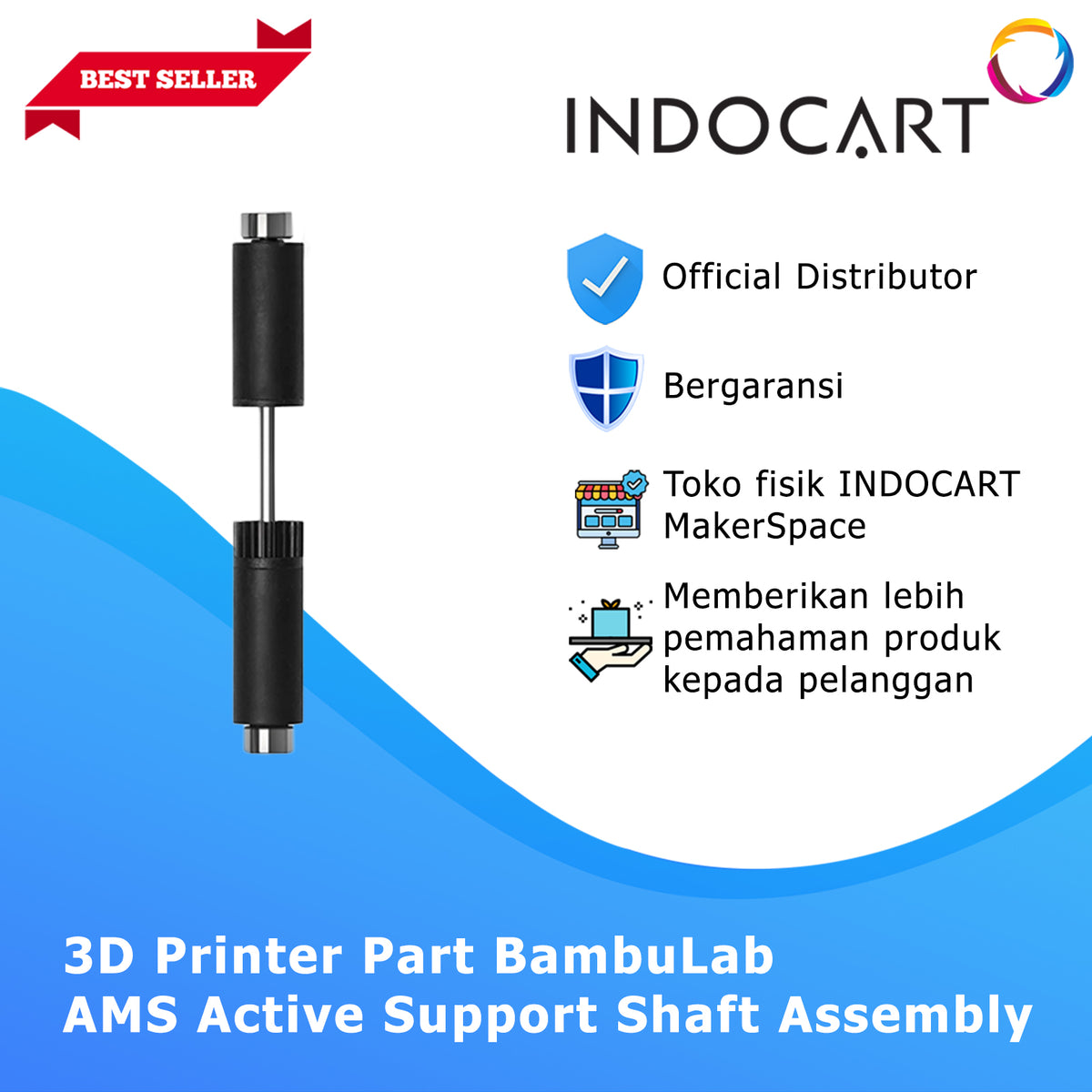3D Printer Parts BambuLab AMS Active Support Shaft Assembly