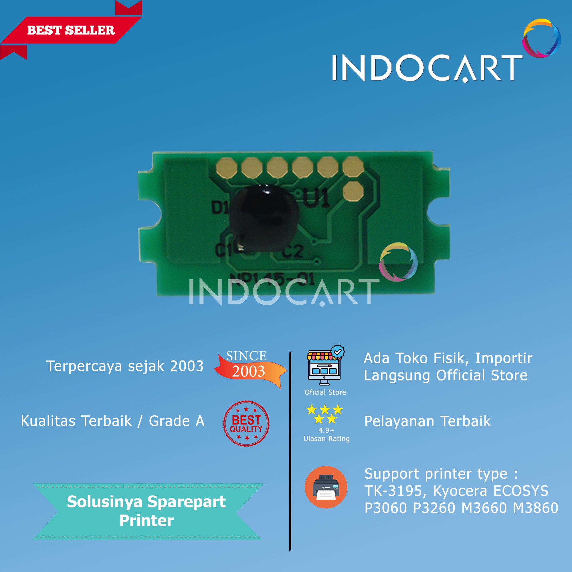 Chip TK3195 TK-3195-ECOSYS P3060 P3260 M3660 M3860-25K