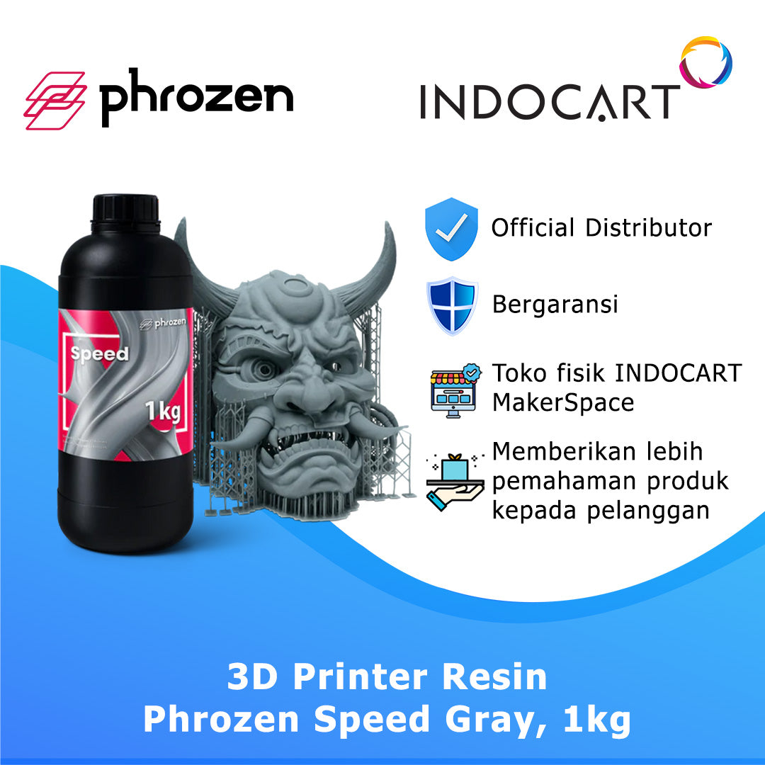 3D Printer Resin Phrozen Speed Up To 8X Faster Printing Process Gray 1kg
