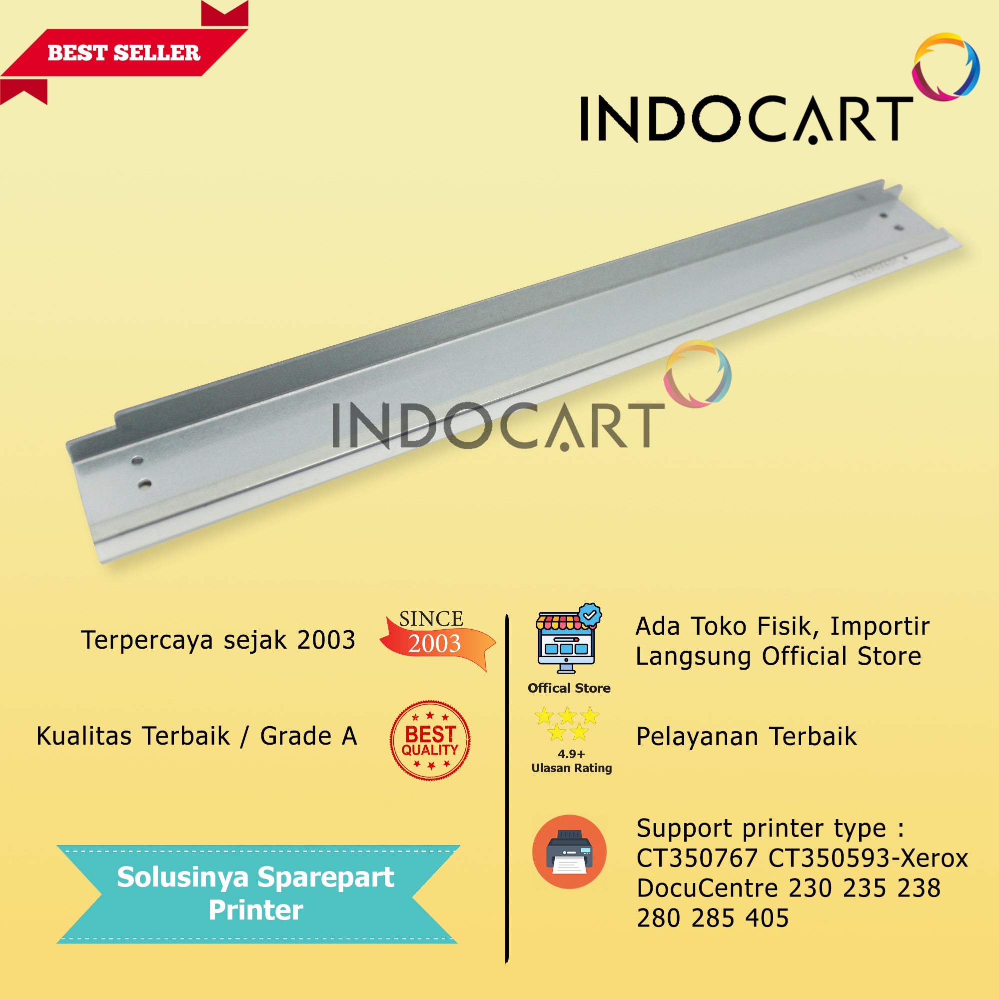 Wiper Blade Kuroki CT350767 CT350593-Xerox DocuCentre 230 235 238 280 285 405