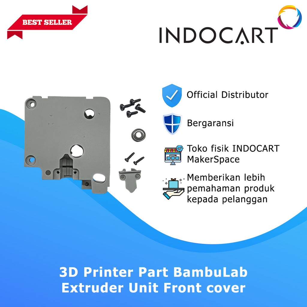3D Printer Parts BambuLab Extruder Unit Front Cover BambuLab A1 Series