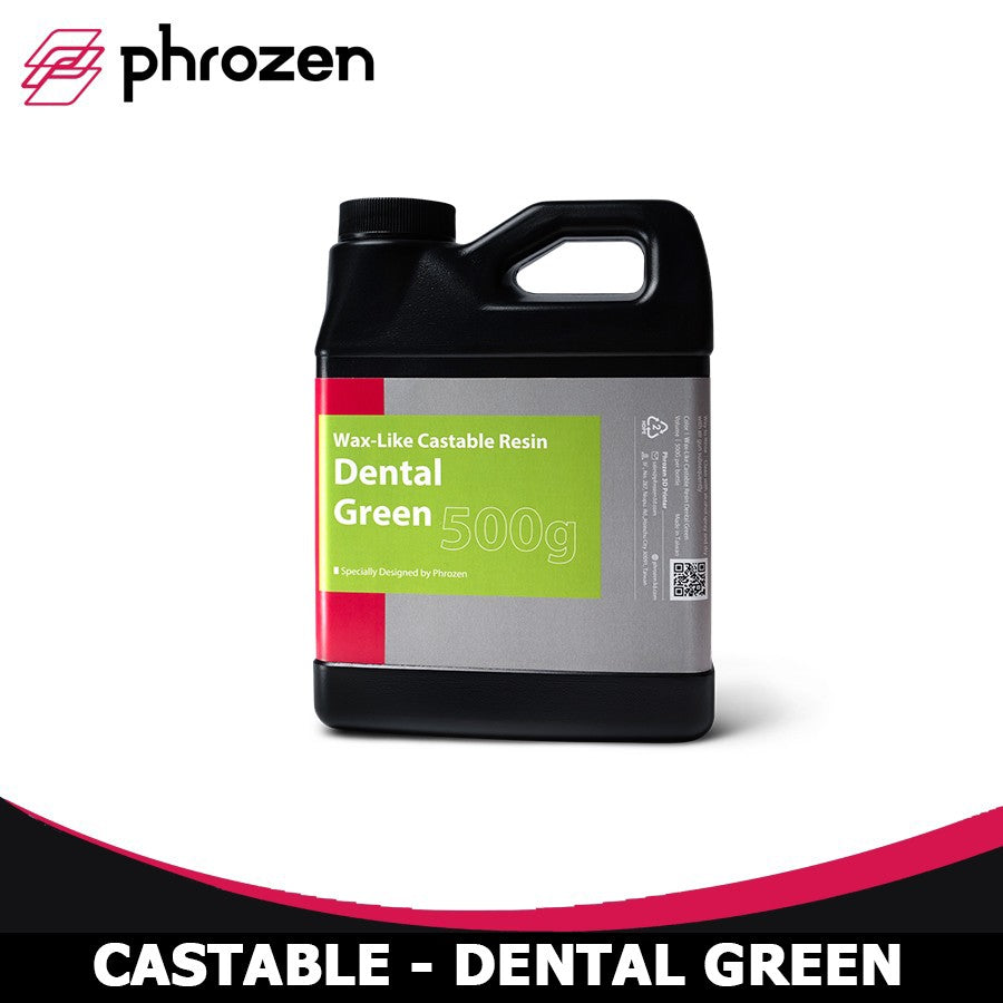 3D Printer Resin Phrozen Wax-Like Castable Dental Green 500gr
