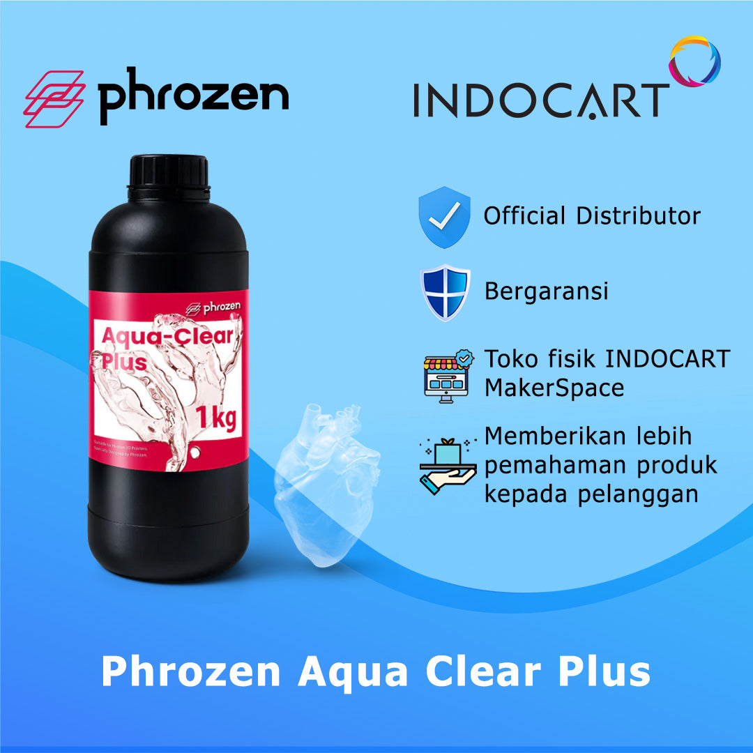 3D Printer Resin Phrozen Aqua Incredible Clarity and Ease of Use 1Kg