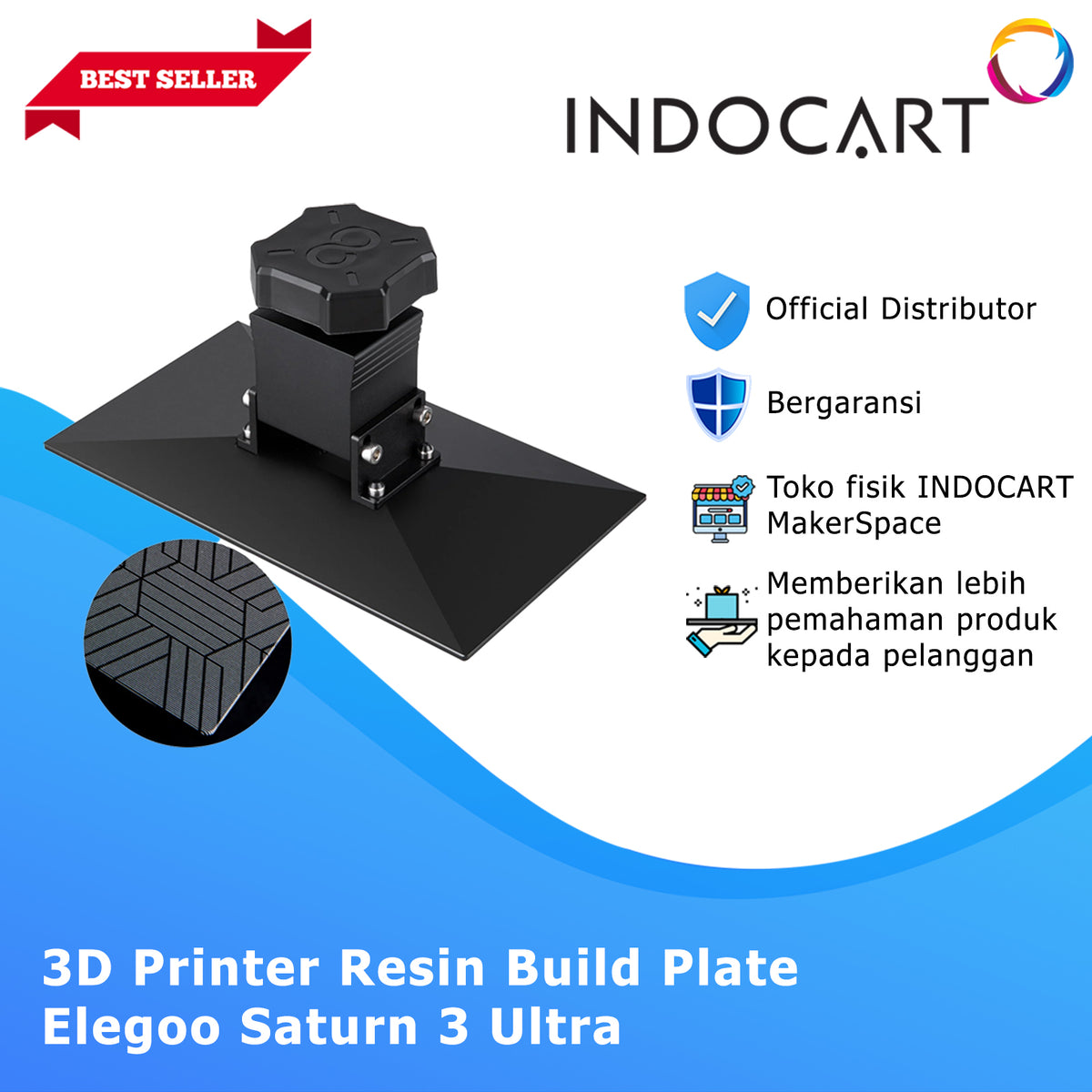 3D Printer Parts Elegoo OEM Build Plate Elegoo Saturn 3 Ultra