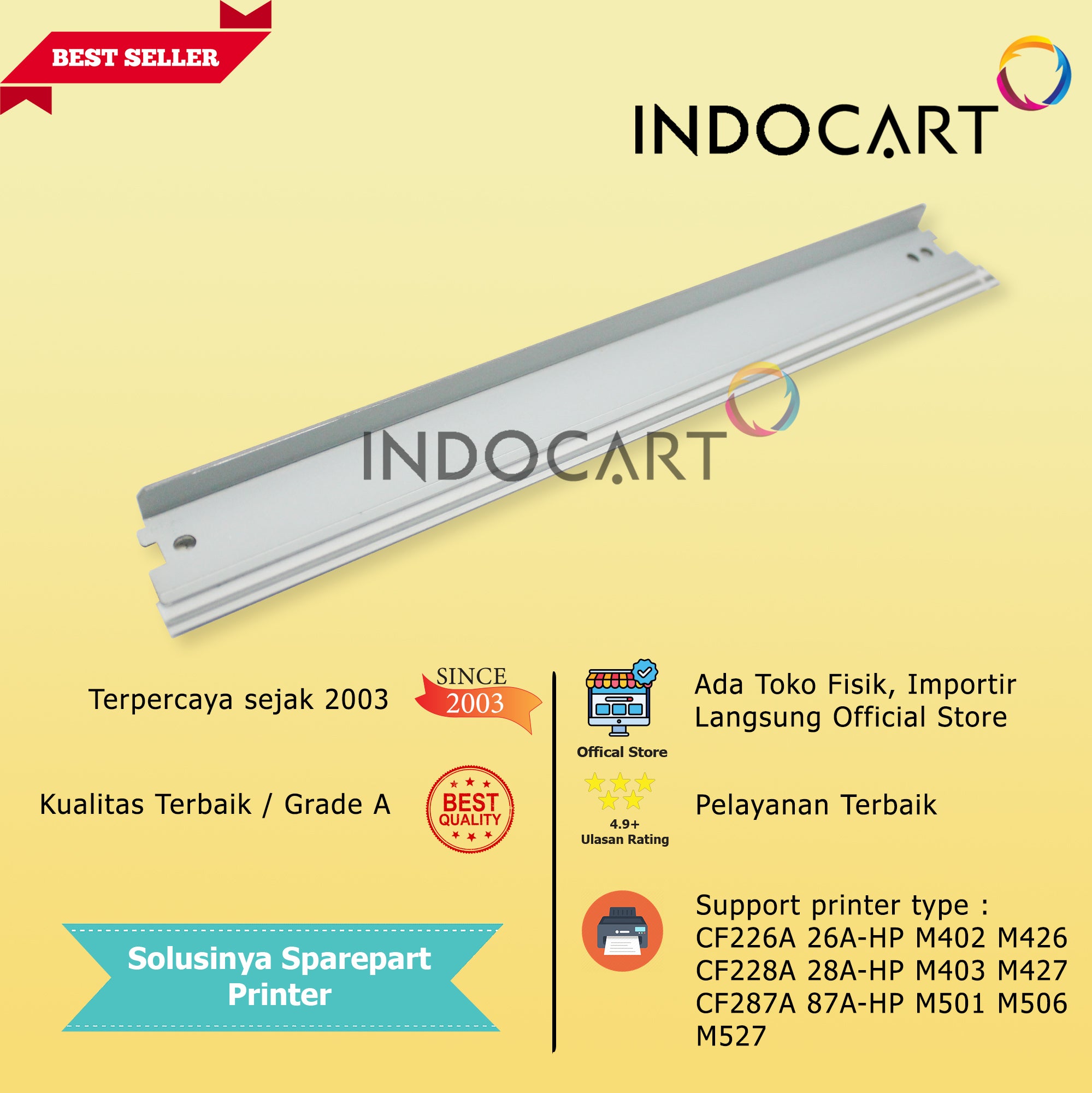 Wiper Blade Kuroki 26A 76A 87A 89A-HP M402 M426 M404 M406 M501 M506 M507 M528