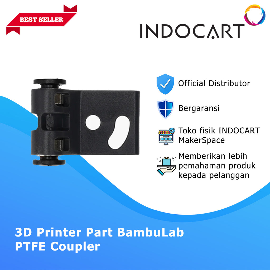 3D Printer Parts BambuLab PTFE Coupler P1 Series