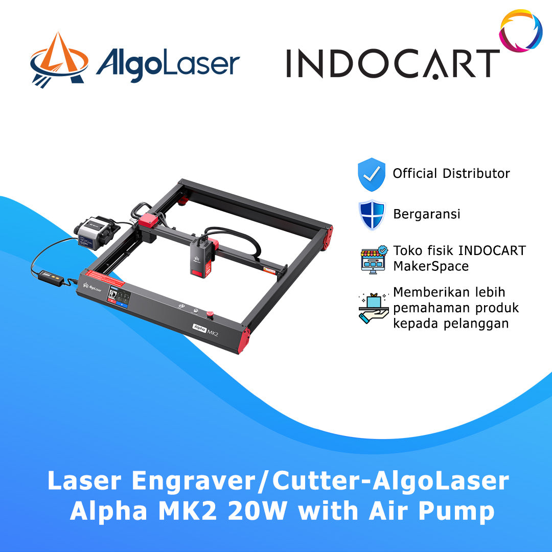 Laser Engraver/Cutting Machine AlgoLaser Alpha MK2 20 with Air Pump