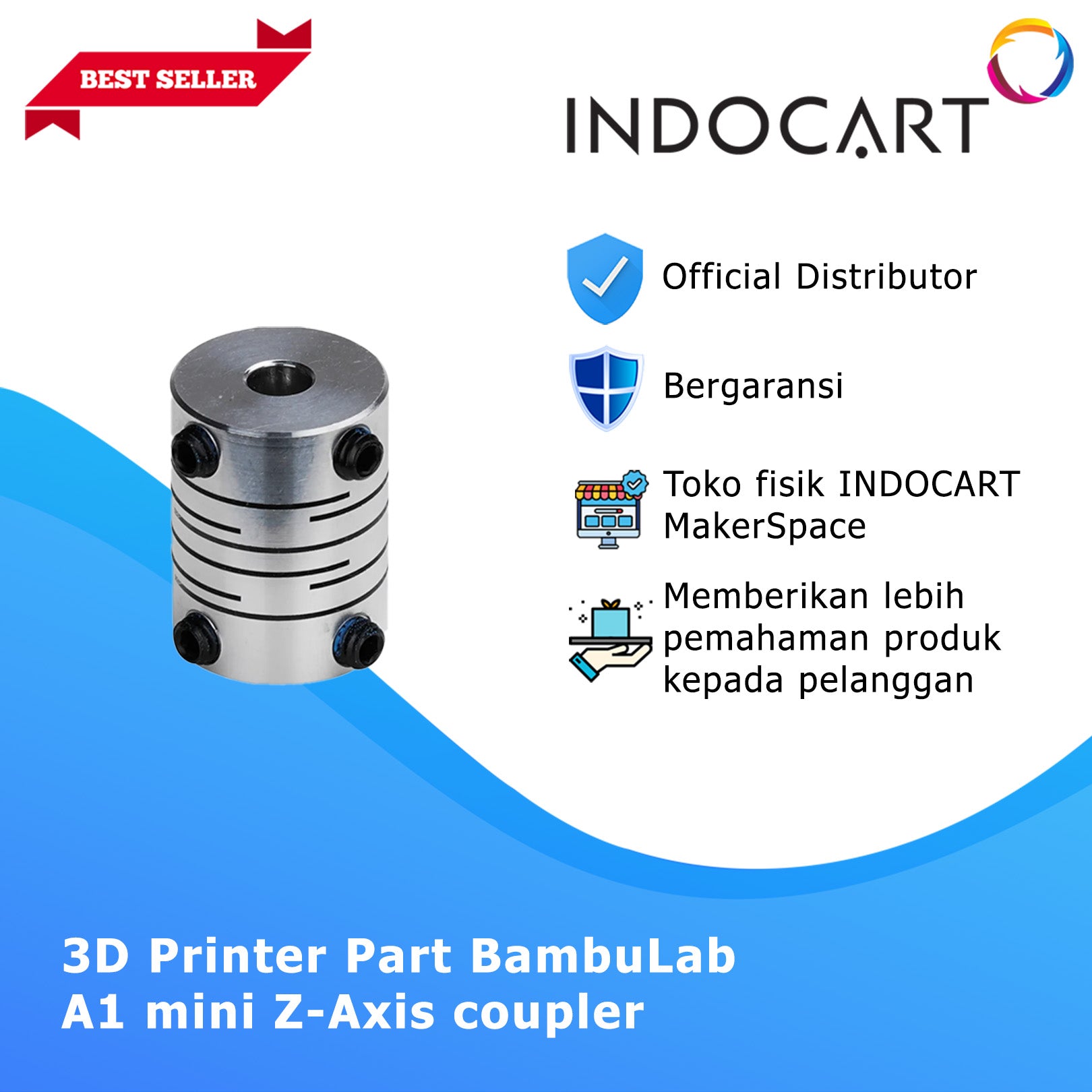 3D Printer Parts BambuLab A1 Mini Z Axis Coupler