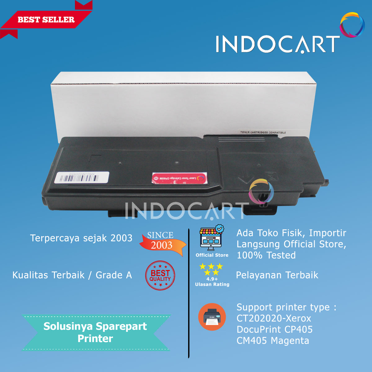 Toner Cartridge Compatible CT202018 CT202019 CT202020 CT202021-Xerox DocuPrint CP405 CM405