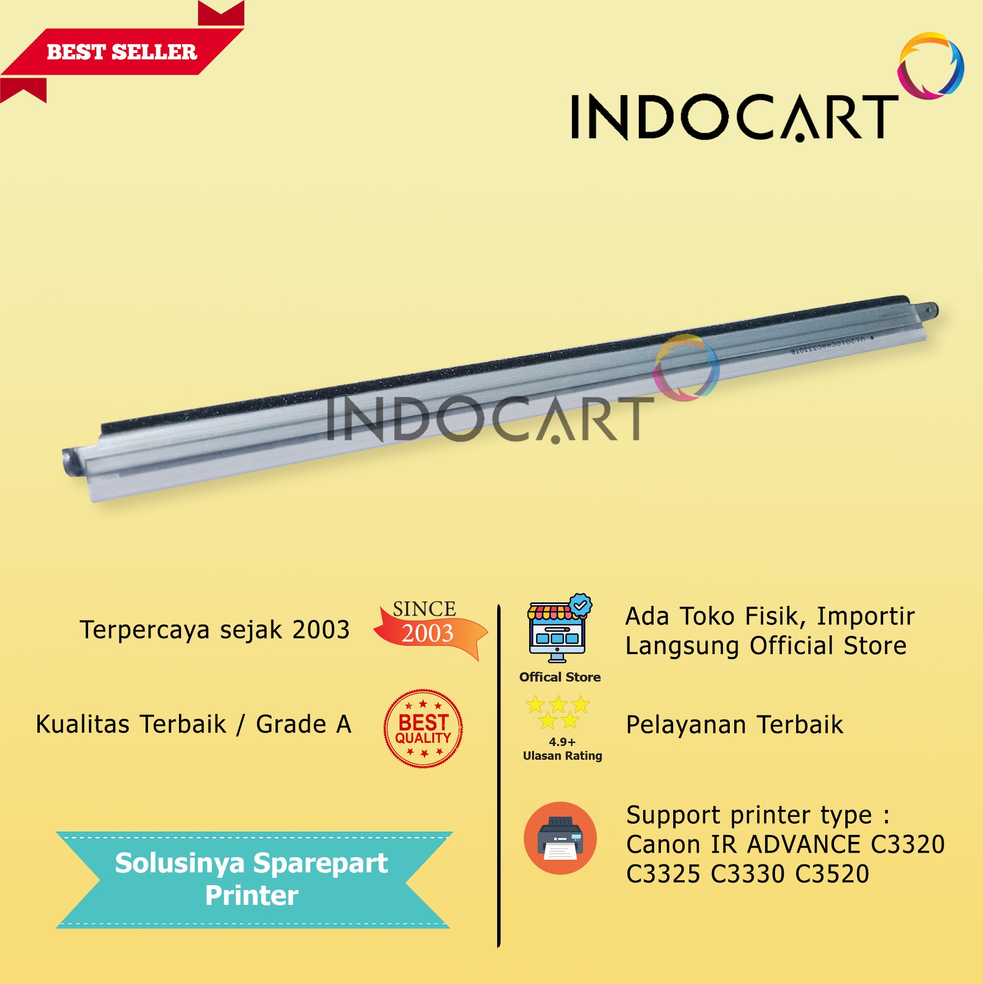 Wiper Blade Transfer Belt-Kuroki-Canon IR ADV C3320 C3325 C3330 C3520