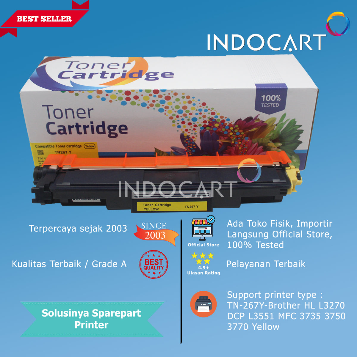Toner Cartridge Compatible TN-267-HL L3270 DCP L3551 MFC 3735 3750 3770