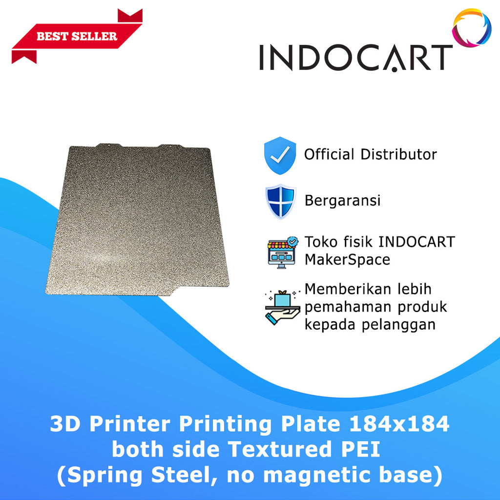 3D Printer Parts BambuLab CMP Printing Plate Both Side Textured PEI Spring Steel-No Magnetic Base
