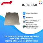 3D Printer Parts BambuLab CMP Printing Plate Both Side Textured PEI Spring Steel-No Magnetic Base