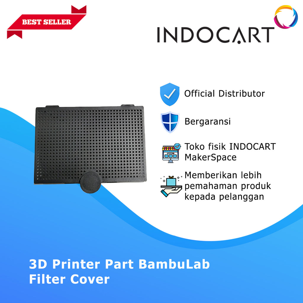 3D Printer Parts BambuLab Filter Air Flow Cover BambuLab X1E