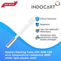 3D Printer Parts Creality OEM Heater/Heating Tube 24V 40W L50 White Up To 300C 2Pin Creality Ender 3S1/3S1Plus