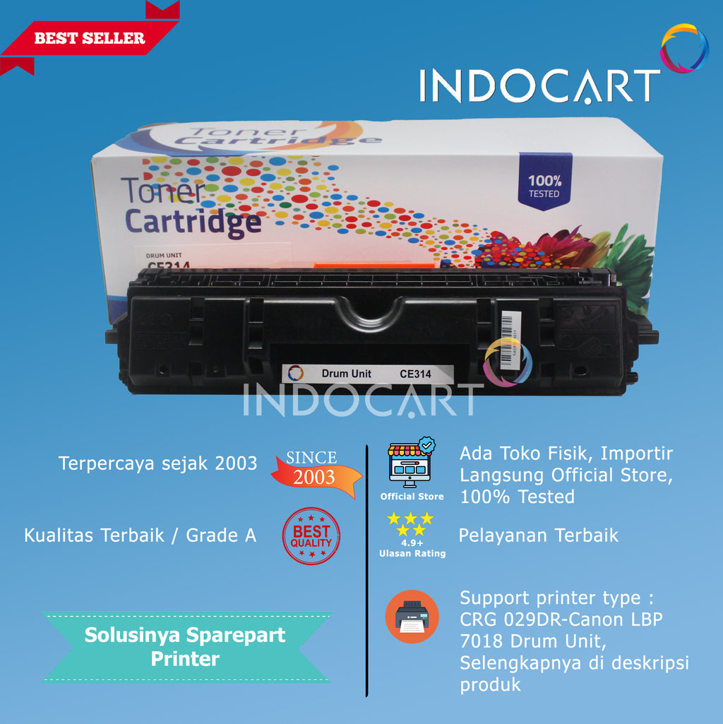 Toner Imaging Drum Compatible CRG 029DR-Printer Laser Canon LBP 7018